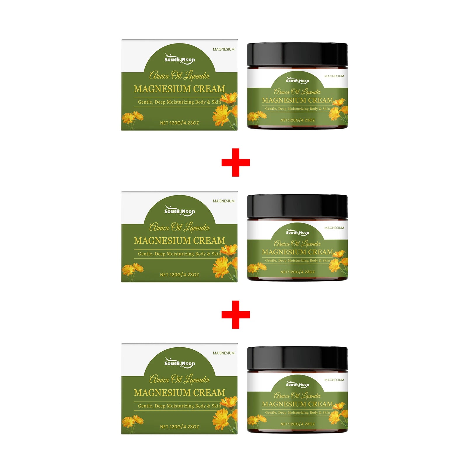 Magnesium Joint Relief Cream - Moisturizing Deep Tissue Muscle & Joint Care - 12