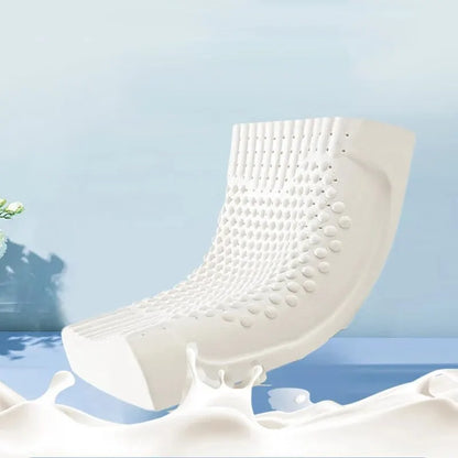 Natural Thai Latex Cervical Pillow - Ergonomic Support for Better Sleep