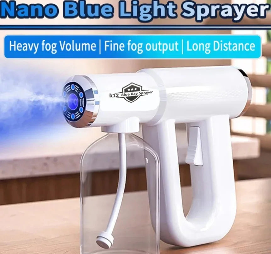 Blue Light Nano Hairspray Gun - Rechargeable 300ml Sprayer