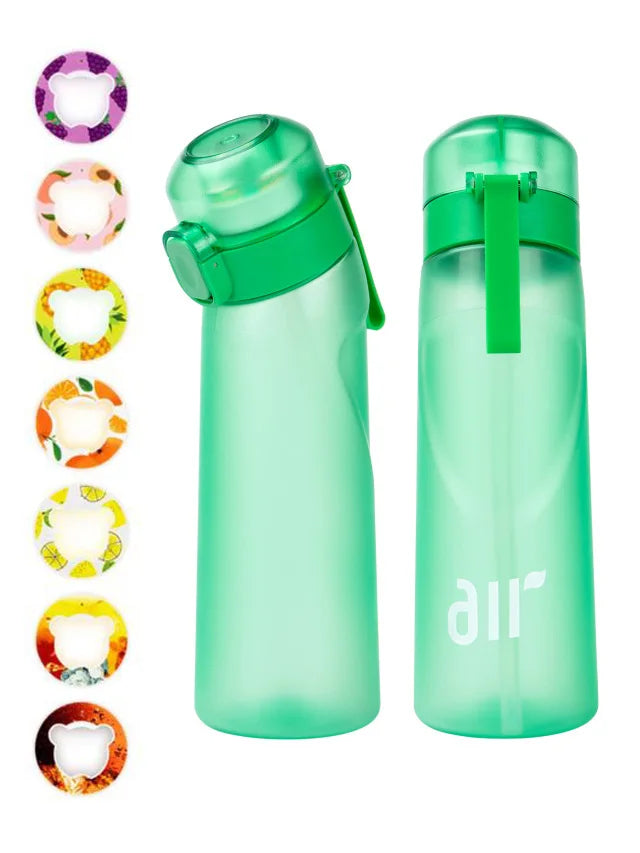 800ml Fruit Scented Water Bottle with Flavor Pod & Straw - Leak Proof - 21