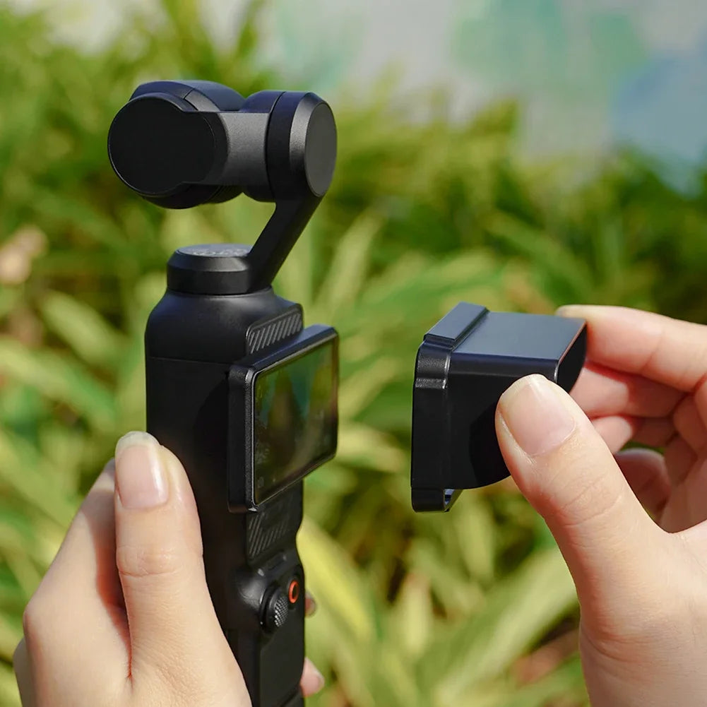 Sun Shade for DJI Osmo Pocket 3 - Anti-Glare Screen Hood & Light Shield - 1