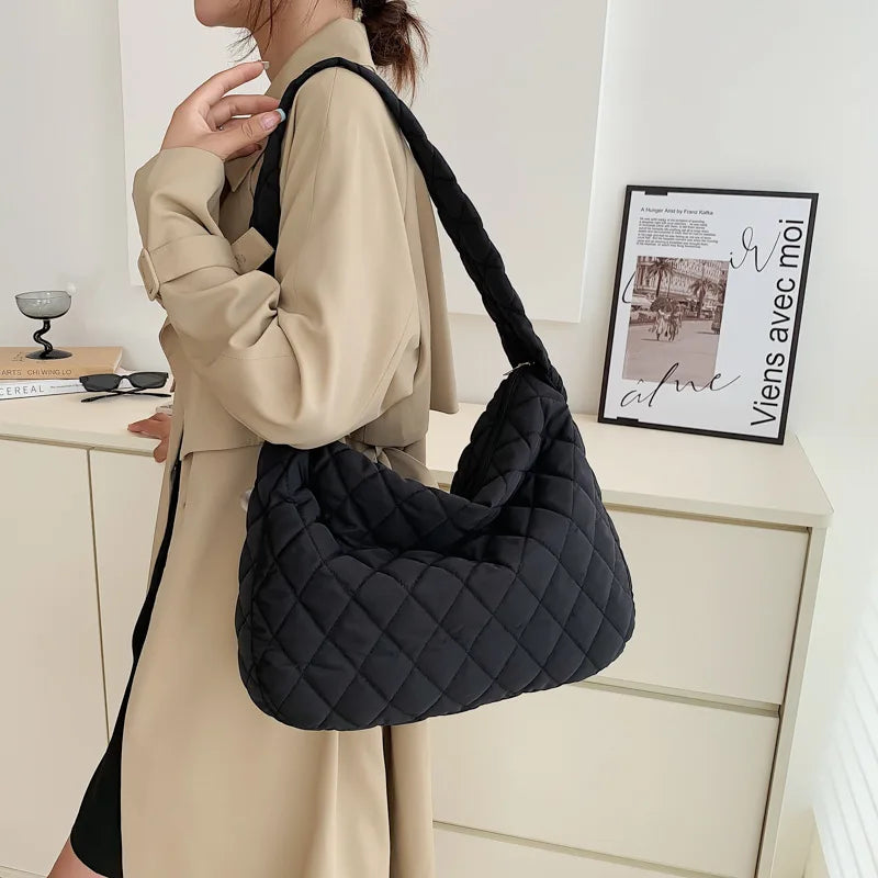Luxury Quilted Padded Tote