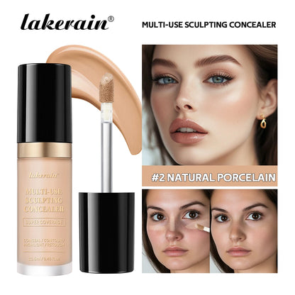 Full Coverage Waterproof Concealer - Matte Liquid Foundation
