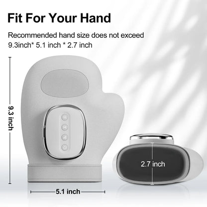 Electric Hand Massager with Airbag Compression and Heat for Pain Relief