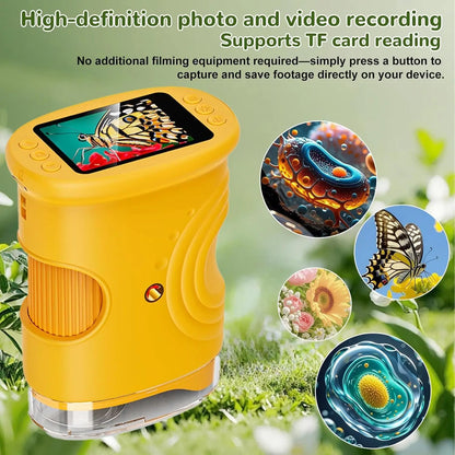 Portable Handheld Digital Microscope for Kids with HD IPS Screen