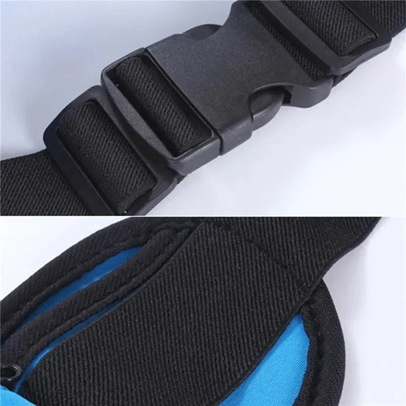 Slim Running Waist Belt - Waterproof Elastic Phone Pouch for Sports - 9