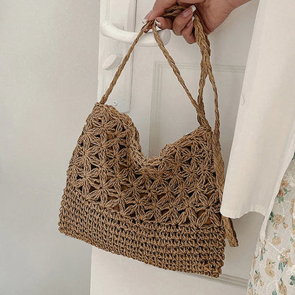 Luxury Woven Straw Crossbody