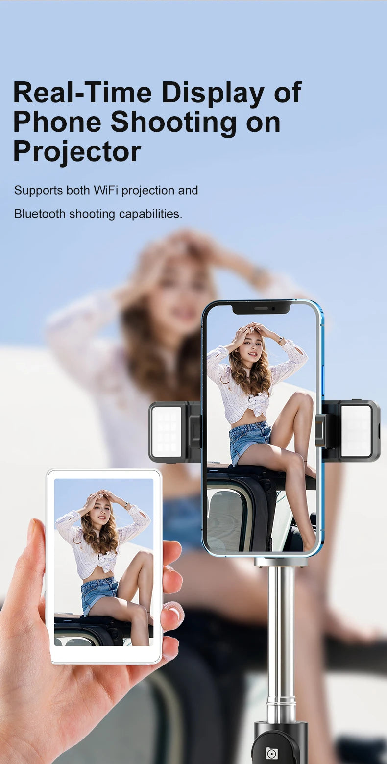 Magnetic Phone Monitor: HD Wireless External Screen for Selfie & Vlogging