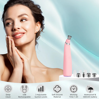 2-in-1 Microdermabrasion Facial Device & Blackhead Vacuum