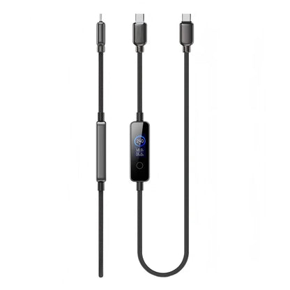 240W USB-C Fast Charging Cable with Real-Time LED Power Display