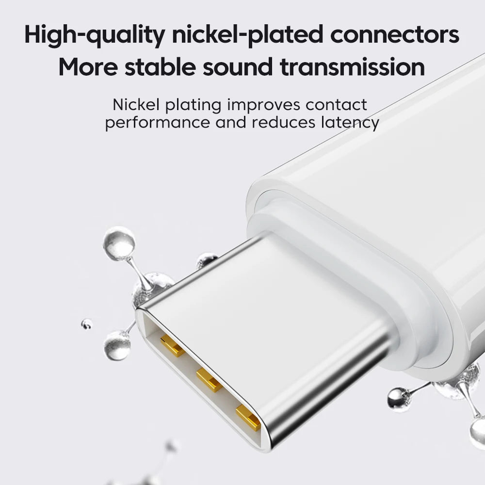 Lightning to USB-C Adapter - High-Speed Audio & Data Converter - 6