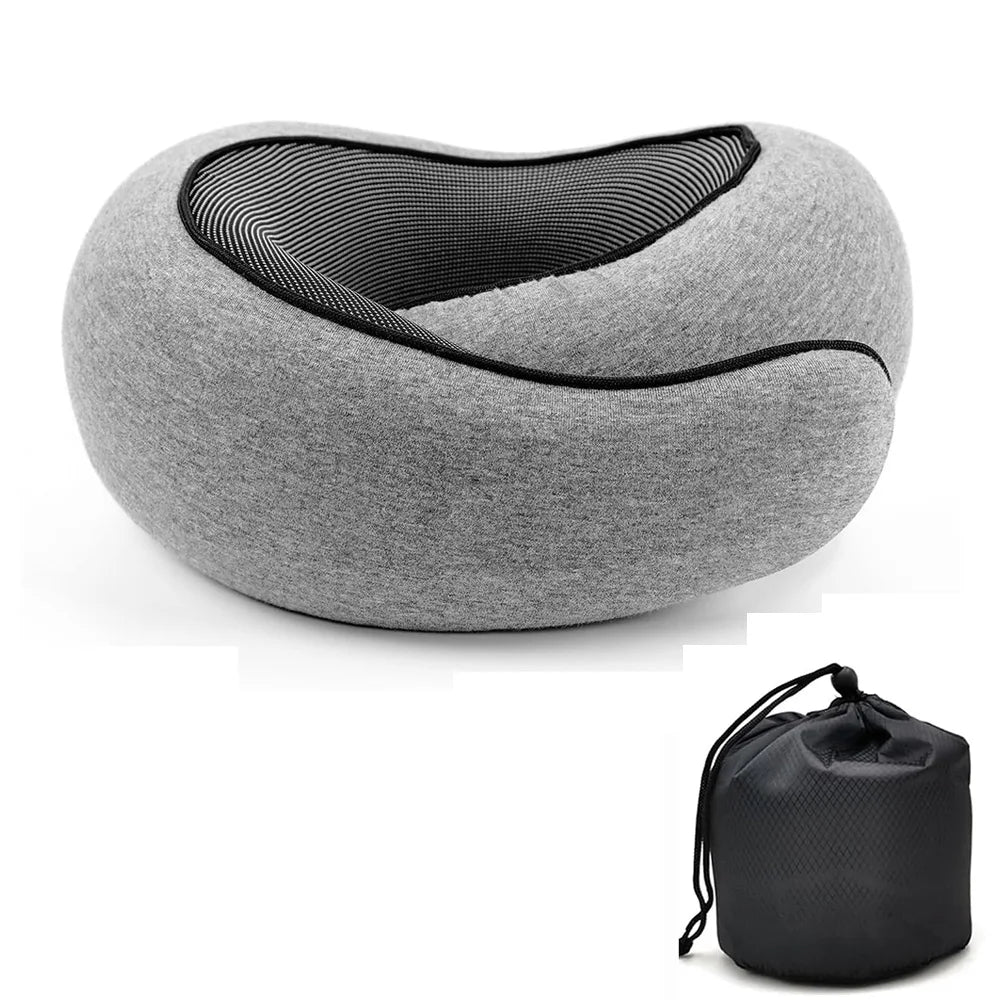 Travel Neck Pillow: Ergonomic Memory Foam U-Shaped Support for Deep Sleep - 9