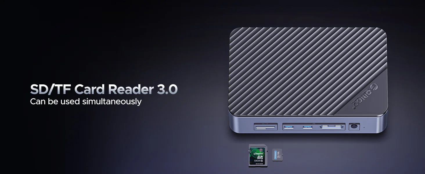 10-in-1 Dual M.2 NVMe SSD & 3.5" HDD Docking Station - 4K 60Hz HDMI PD 100W - 11