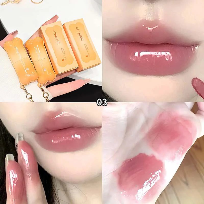 PINKCOCO Mirror Lip Glaze - Shiny Long-Lasting Hydrating Lip Gloss