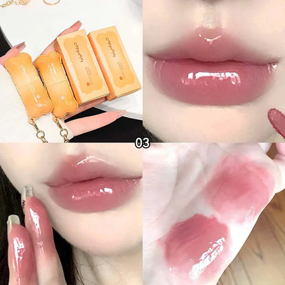 PINKCOCO Mirror Lip Glaze - Shiny Long-Lasting Hydrating Lip Gloss