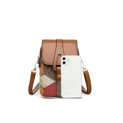 Luxury Stone Pattern Half-Moon Bag