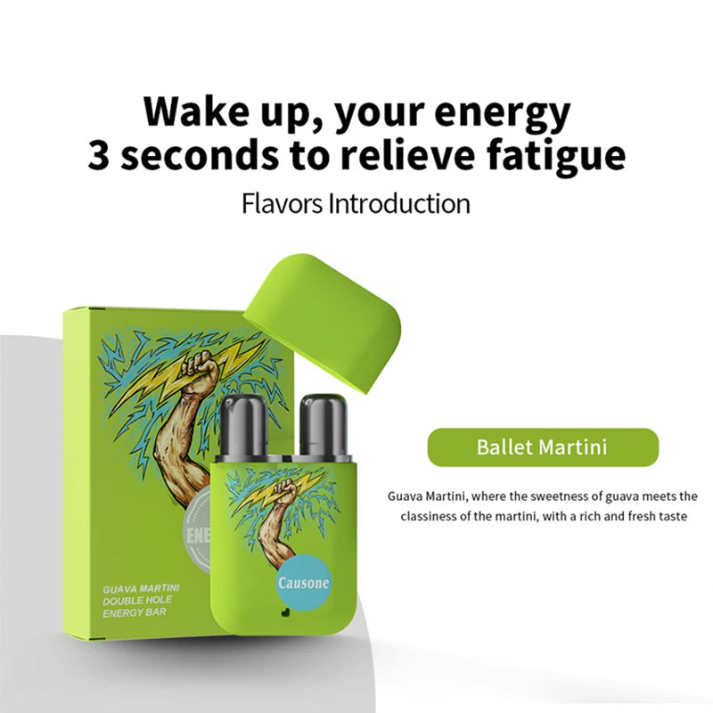 Double-Hole Nasal Energy Stick - Refreshing Aromatherapy Inhaler for Focus & Energy - 17