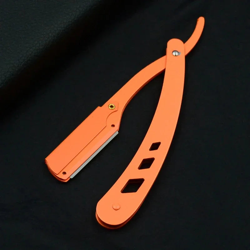 Professional Stainless Steel Folding Straight Razor for Men and Women - 15
