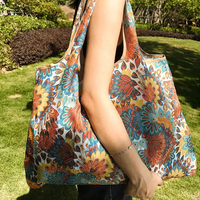 Floral Shopping Tote