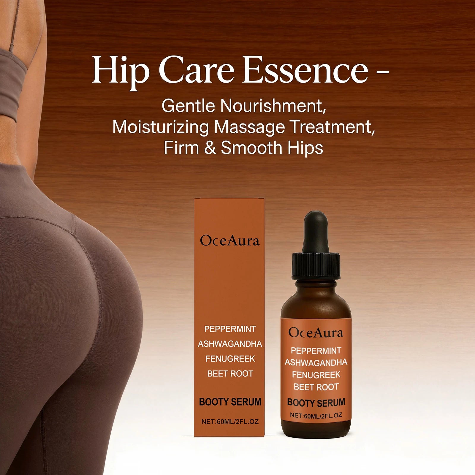 Butt Lifting Firming Essence - Nourishing Hip Enhancement Serum for Body Care - 2