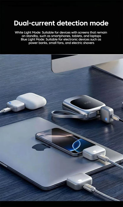 Smart Auto-Disconnect USB-C Fast Charger - 120W Battery Protection Adapter