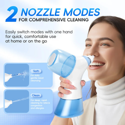 Portable Oral Irrigator & Sinus Nasal Rinse Combo Kit