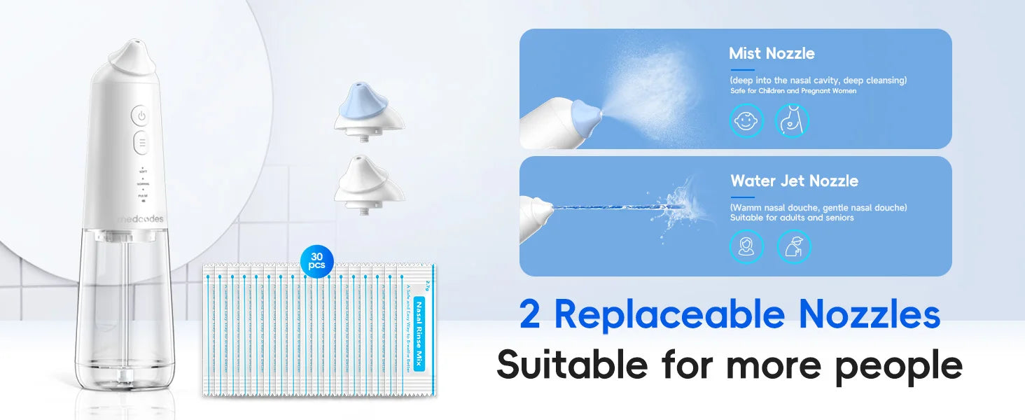 Electric Nasal Irrigation System for Sinus Relief and Nasal Congestion - 11