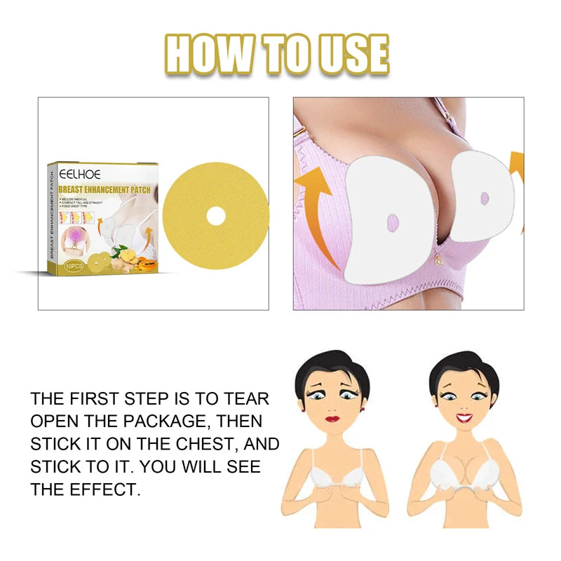 Natural Ginger Breast Enhancement Firming and Lifting Patches - 2