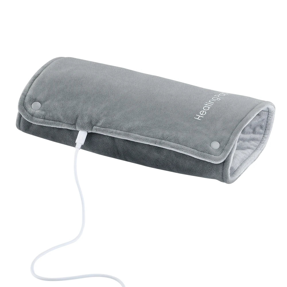 USB Graphene Smart Thermostat Hand Warmer - Portable Heated Warming Bag for Office