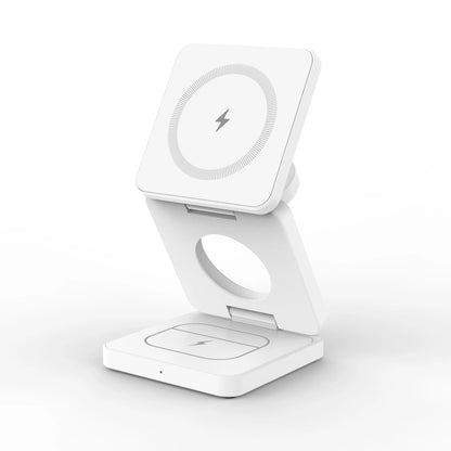 3-in-1 Magnetic Wireless Charging Station for iPhone, Apple Watch & AirPods