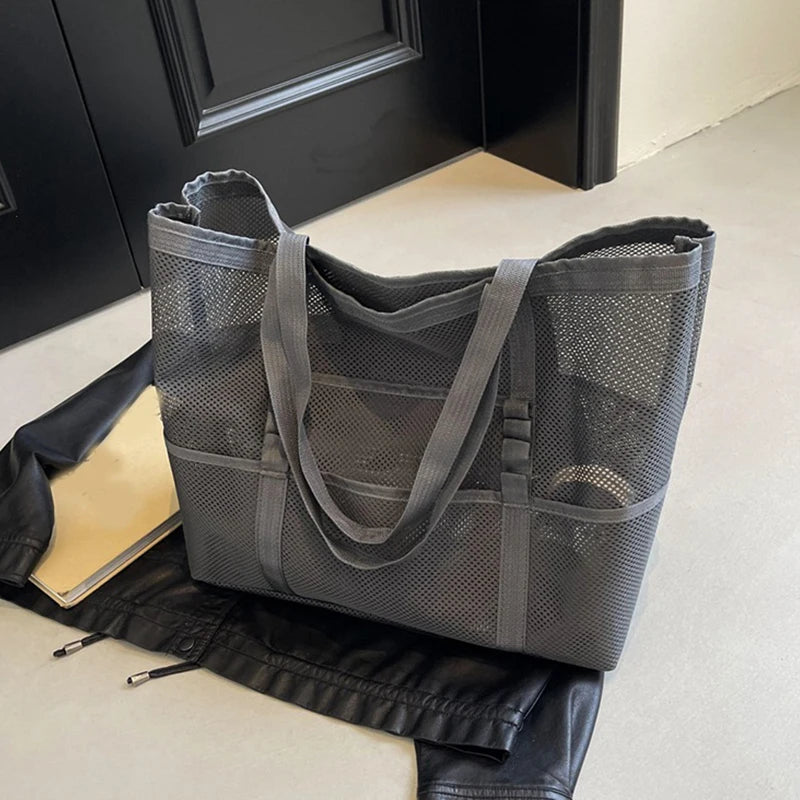 Luxury Hollow Mesh Tote