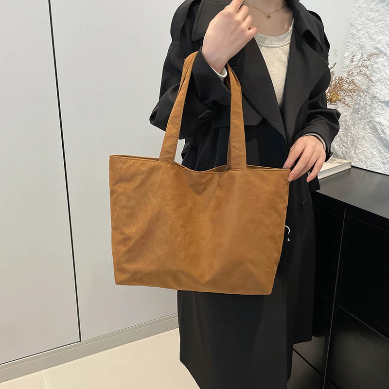 Luxury Soft Suede Tote