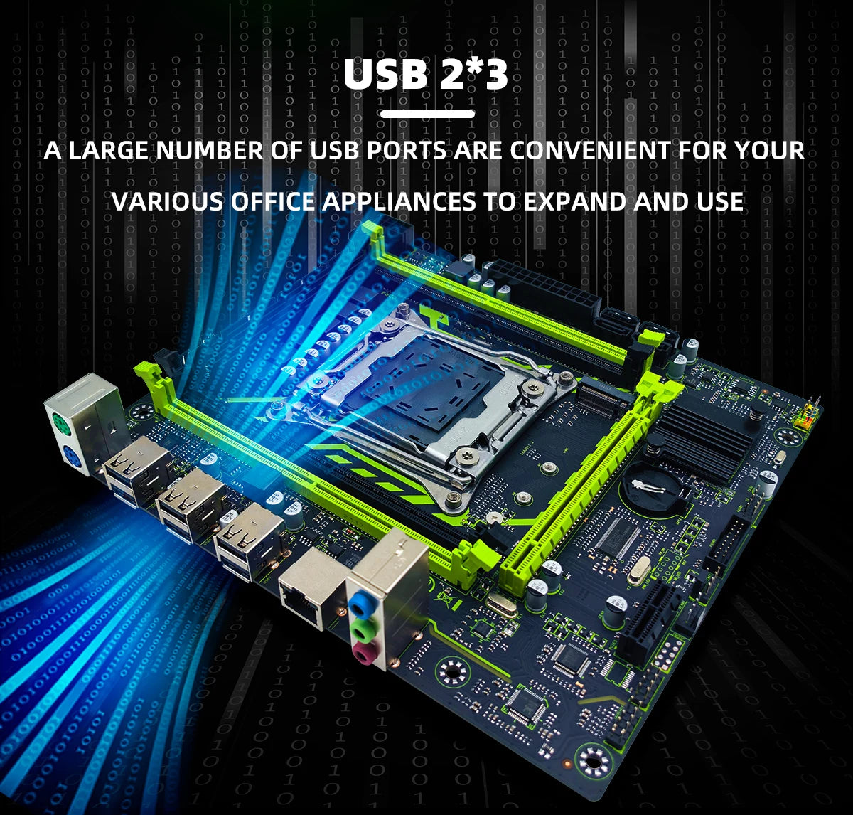 ZSUS X99 LGA2011-3 Motherboard Kit with Xeon E5-2630 v4 & 16GB DDR4 RAM
