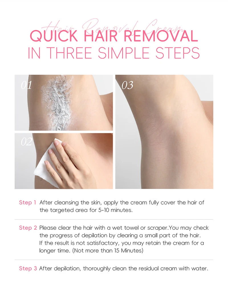 Japan Sakura Painless Hair Removal Cream for Smooth Silky Skin - 14