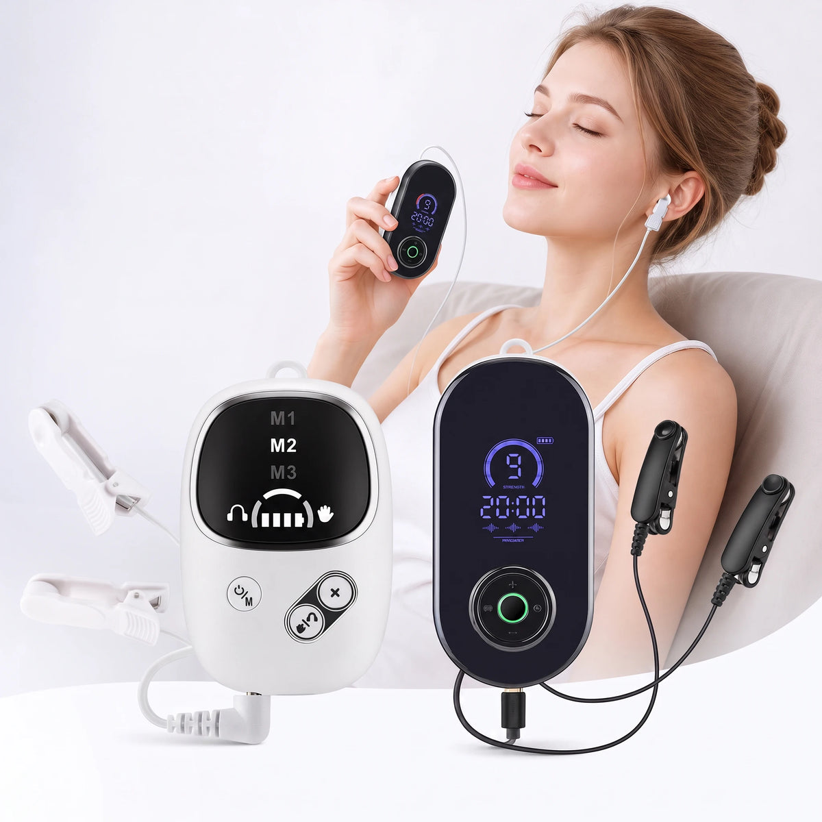 CES Sleep Aid & Anxiety Relief Device - Handheld Pulse Massager for Deep Sleep