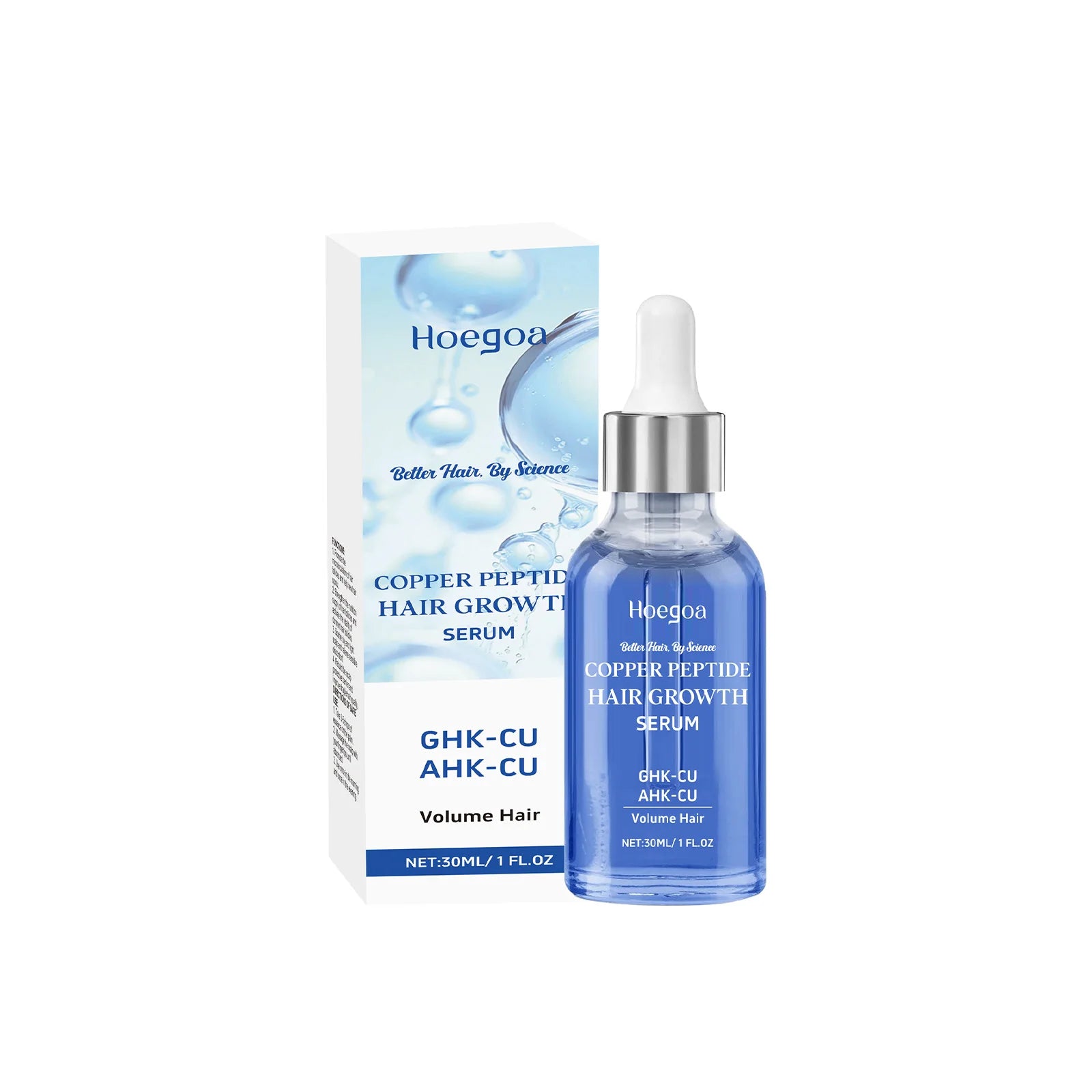 Copper Peptide Hair Growth Serum - Revitalizing Scalp & Anti-Frizz Repair Treatment - 7