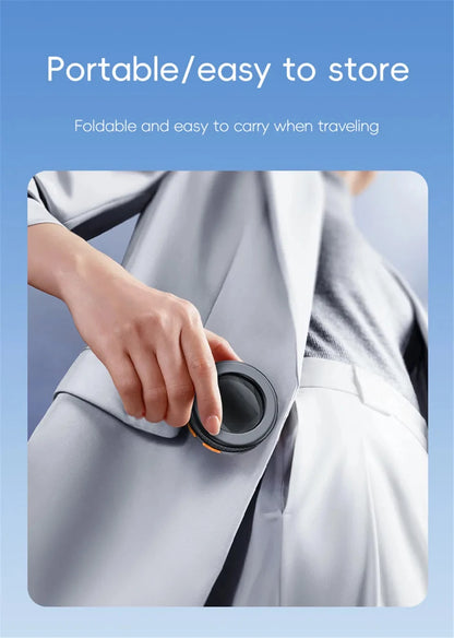 1080P Foldable Handheld Digital Microscope - 500X Zoom Magnifier with 2" IPS Screen