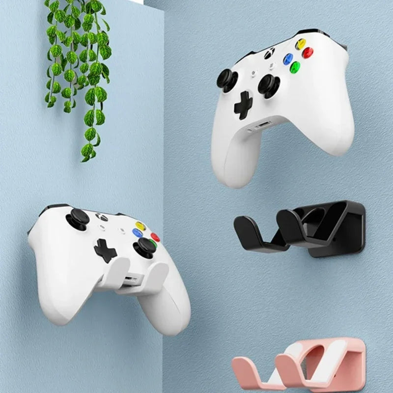 Universal Wall Mount Game Controller Holder - Space-Saving Hanger & Rack - 2