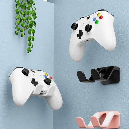 Universal Wall Mount Game Controller Holder - Space-Saving Hanger & Rack