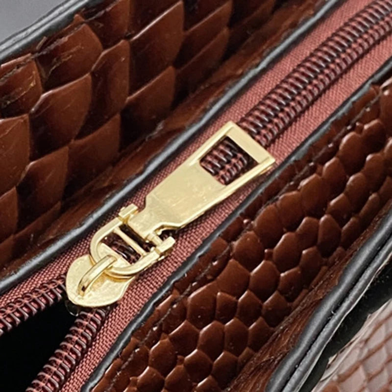 Luxury Crocodile Pattern Tote