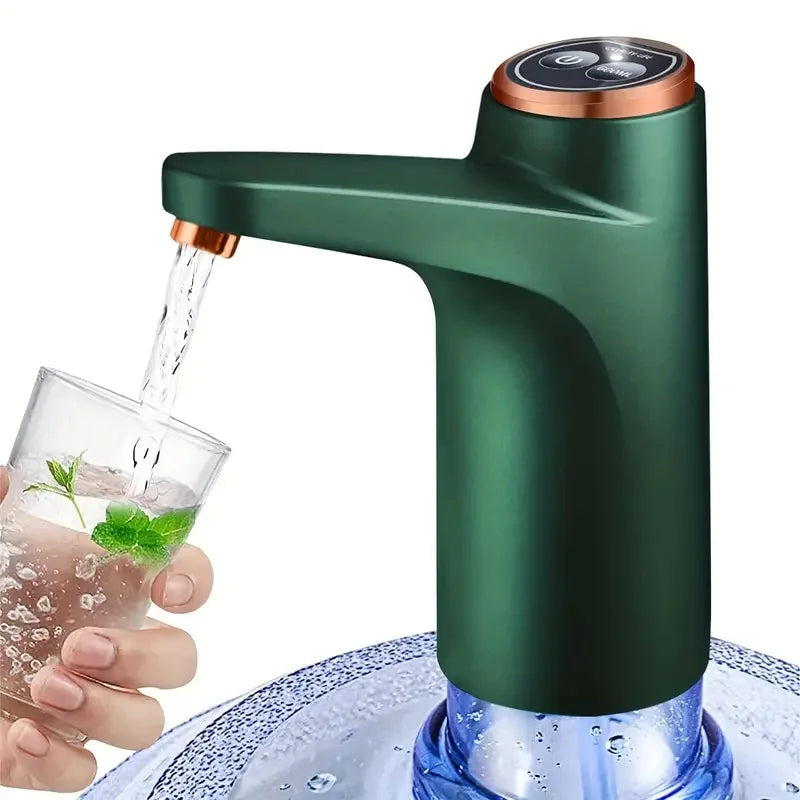 Electric 5 Gallon Water Dispenser Pump - USB Rechargeable Automatic Water Bottle Pump - 17