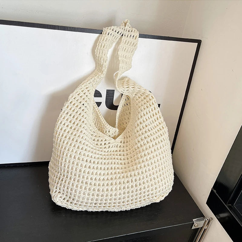 Luxury Bohemian Crochet Tote