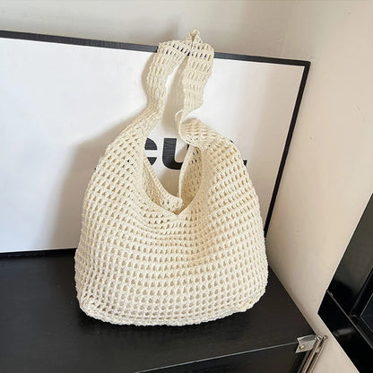 Luxury Bohemian Crochet Tote