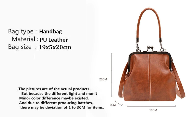 Luxury Vintage Kiss Lock Bag