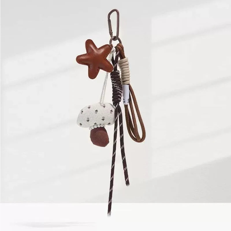 Luxury Baseball Letter Bag Charm
