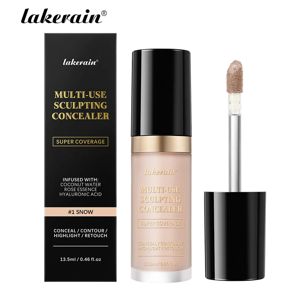 Full Coverage Waterproof Concealer - Matte Liquid Foundation - 25