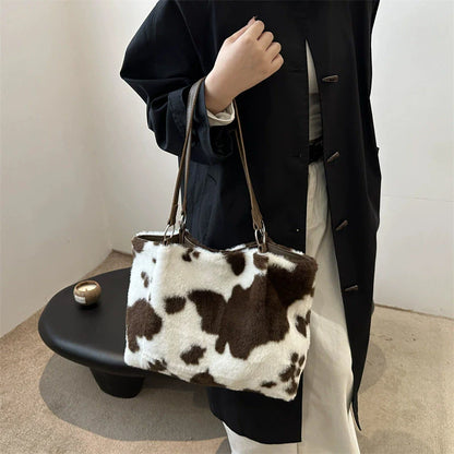 Luxury Plush Korean Shoulder Bag