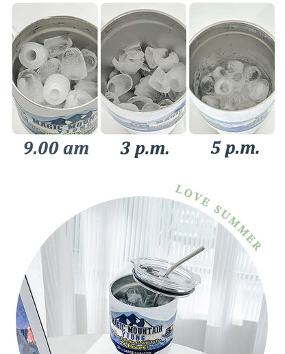 900ml Vacuum Insulated Stainless Steel Tumbler with Straw for Travel