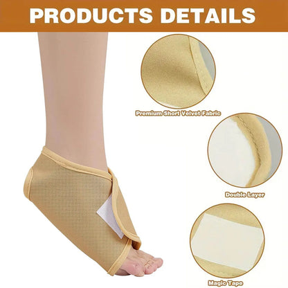 Castor Oil Foot Compression Wrap for Pain Relief & Relaxed Feet