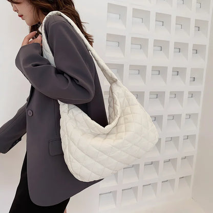 Luxury Quilted Padded Tote